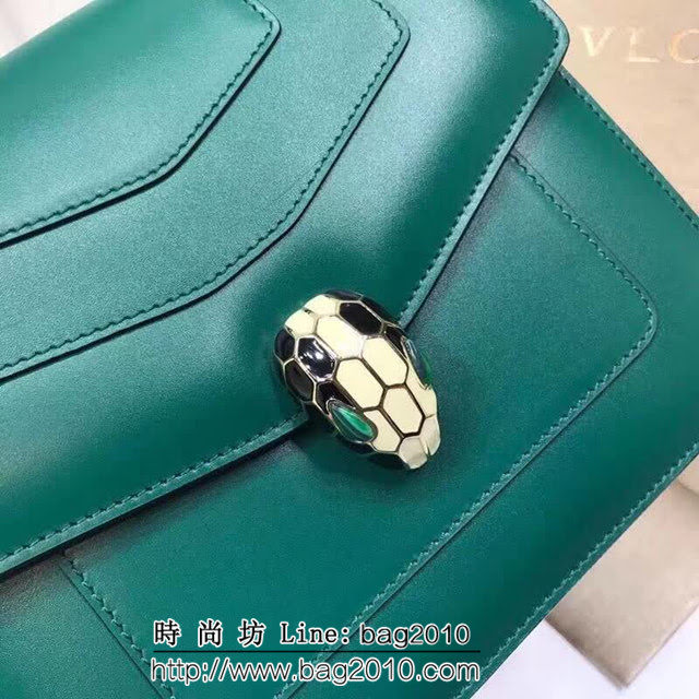 BVLGARI寶格麗 專櫃新款 蛇頭扣環 三層琺瑯蛇頭包 可手提肩背斜挎 B38329 FYD1353